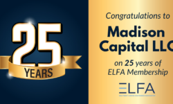 Madison Capital recognized by Equipment Leasing and Finance Association
