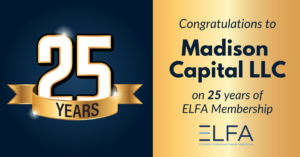 Madison Capital recognized by Equipment Leasing and Finance Association